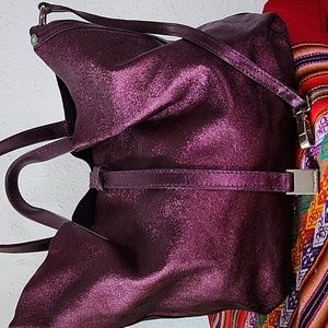 Tiffany & Co Metallic Purple Purse